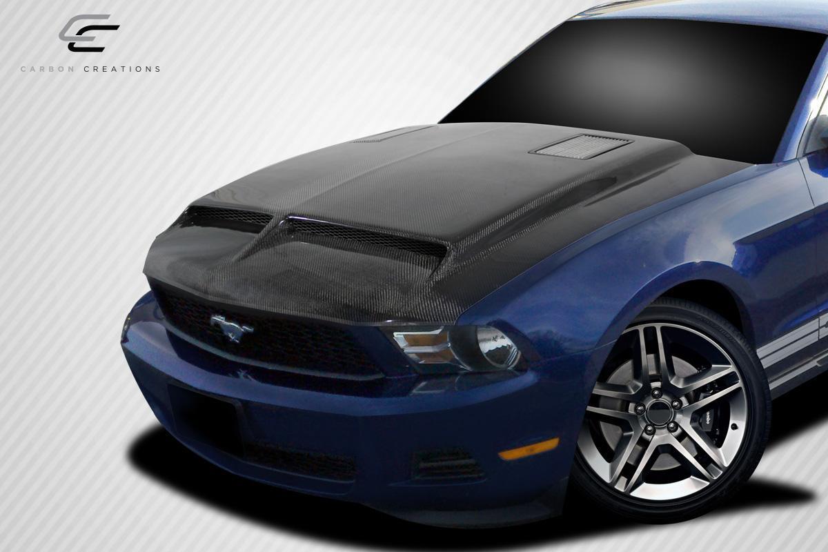 2010-2012 Ford Mustang Carbon Creations GT500 Carbon Fiber Hood