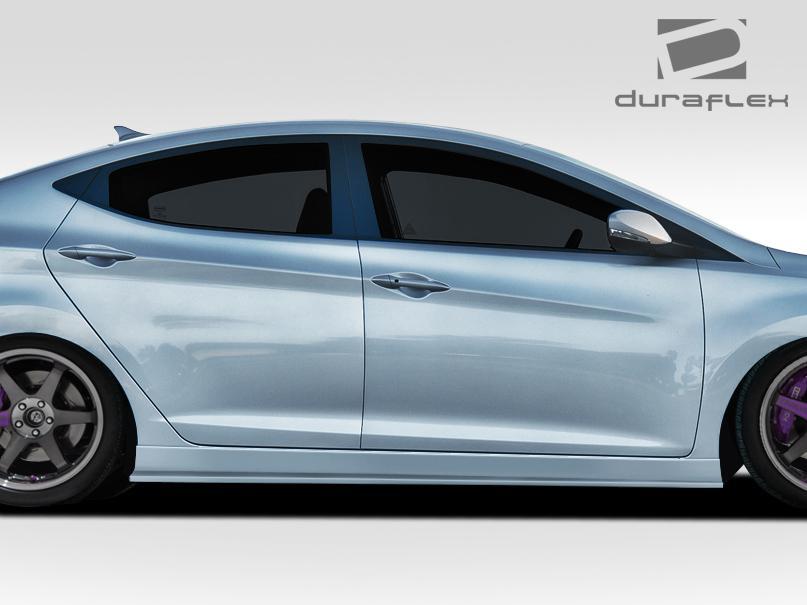 2011-2015 Hyundai Elantra Duraflex Racer Side Skirts