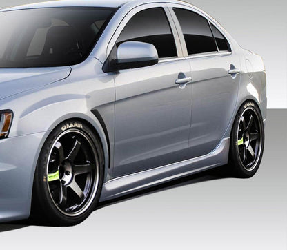 2008-2017 Mitsubishi Lancer Duraflex Evo X V3 Side Skirts