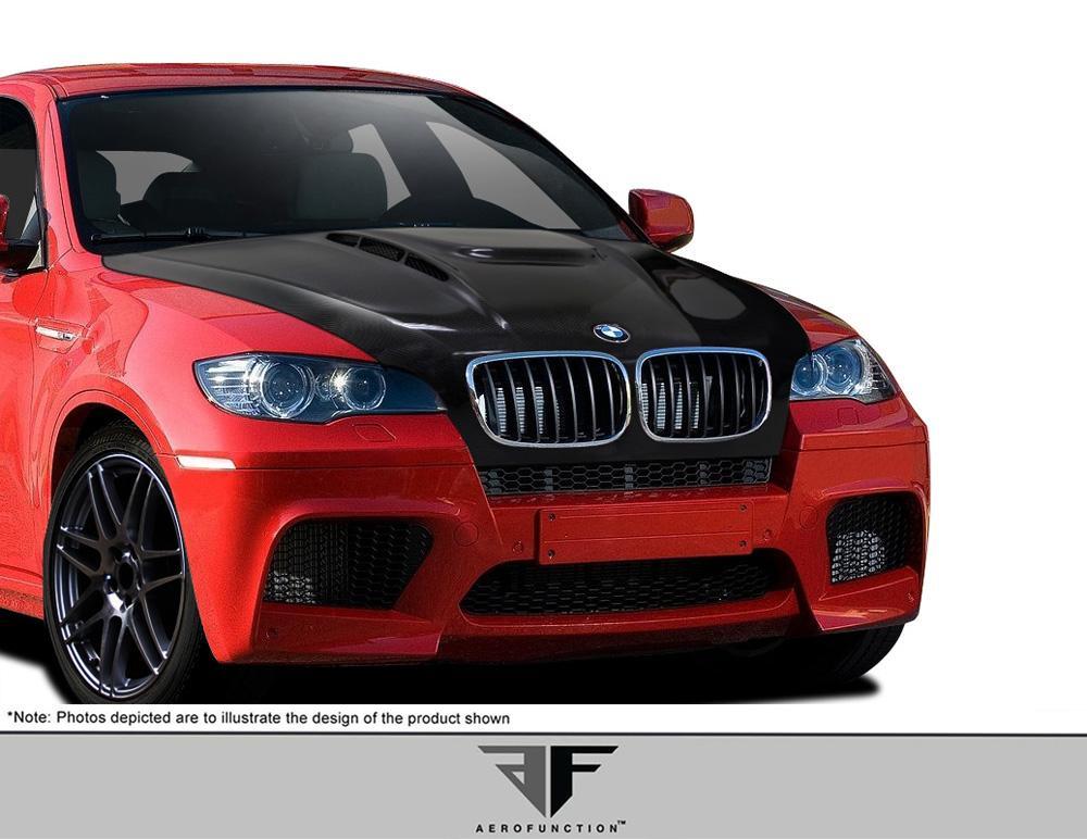 2008-2014 BMW X6 Aero Function AF-5 Carbon Fiber Hood