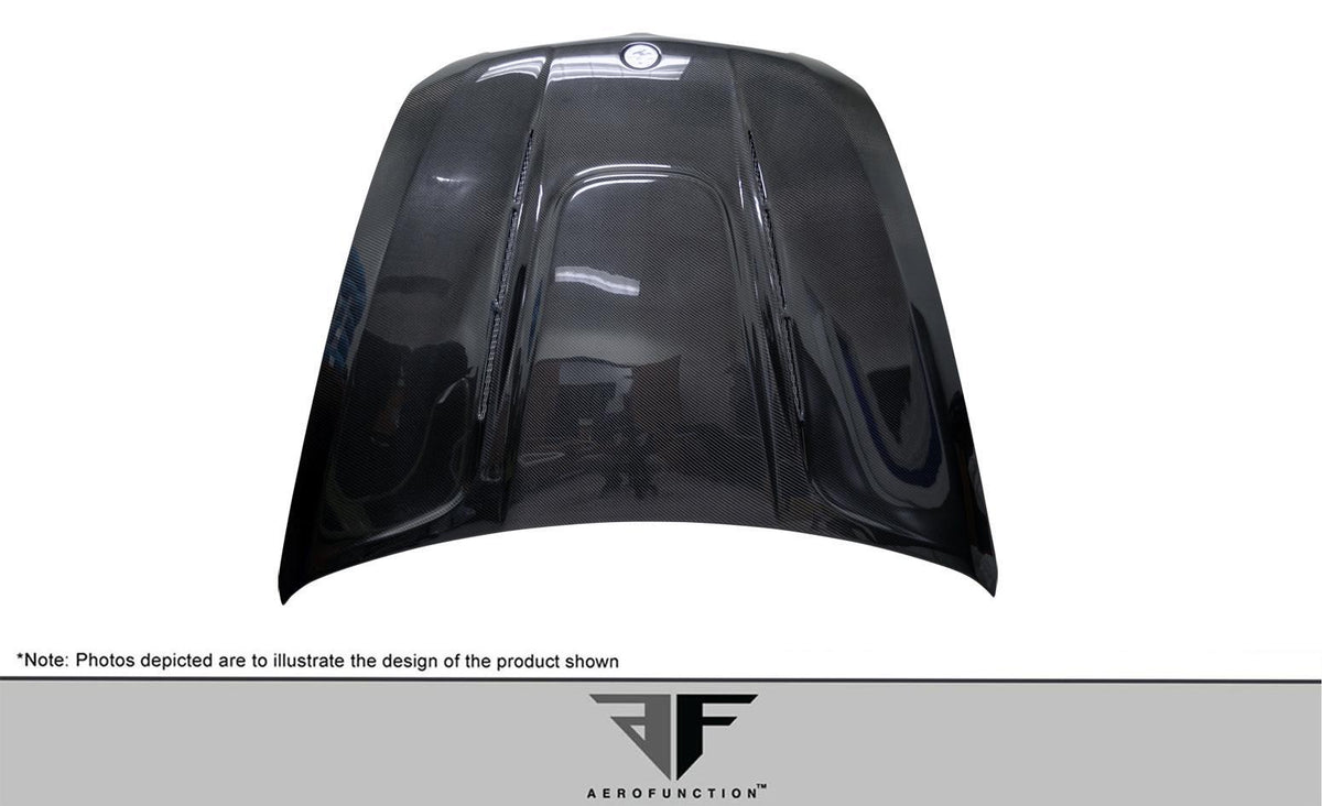2008-2014 BMW X6 Aero Function AF-5 Carbon Fiber Hood