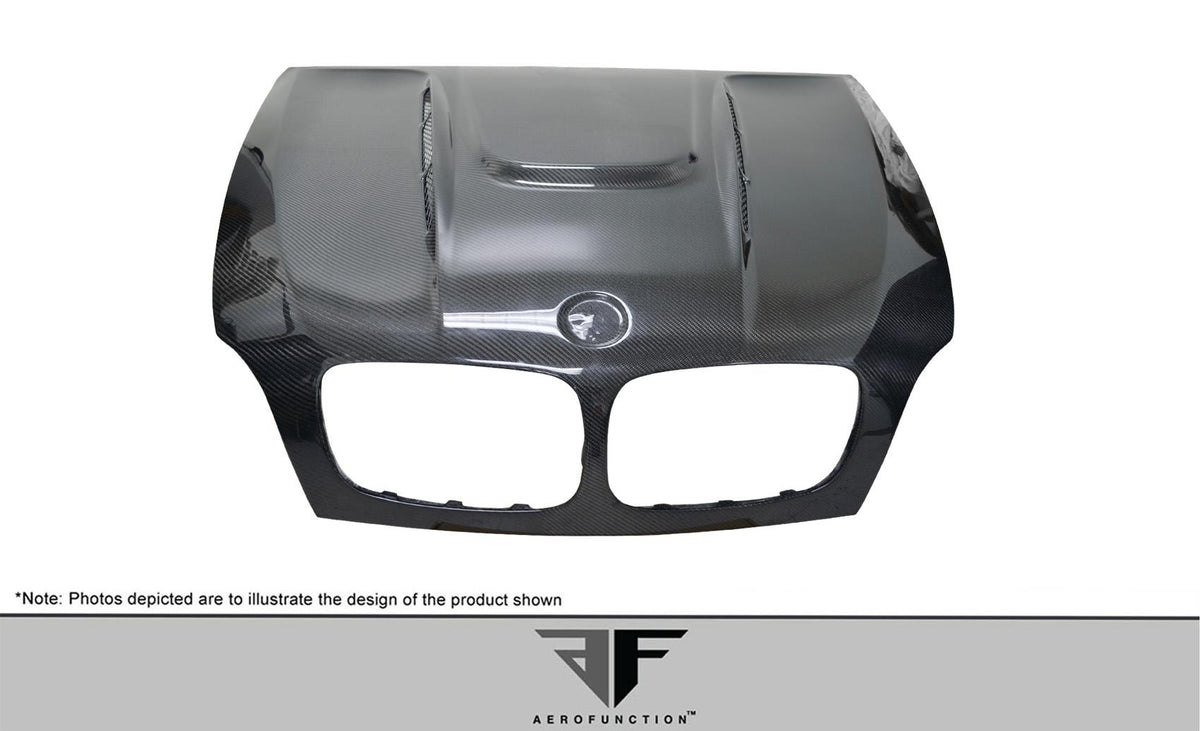2008-2014 BMW X6 Aero Function AF-5 Carbon Fiber Hood