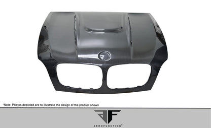 2008-2014 BMW X6 Aero Function AF-5 Carbon Fiber Hood
