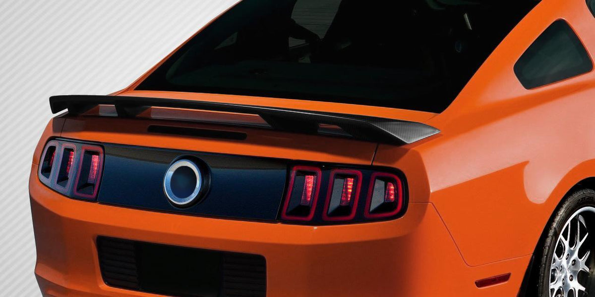 2010-2014 Ford Mustang Carbon Creations Boss Look Carbon Fiber Rear Wing