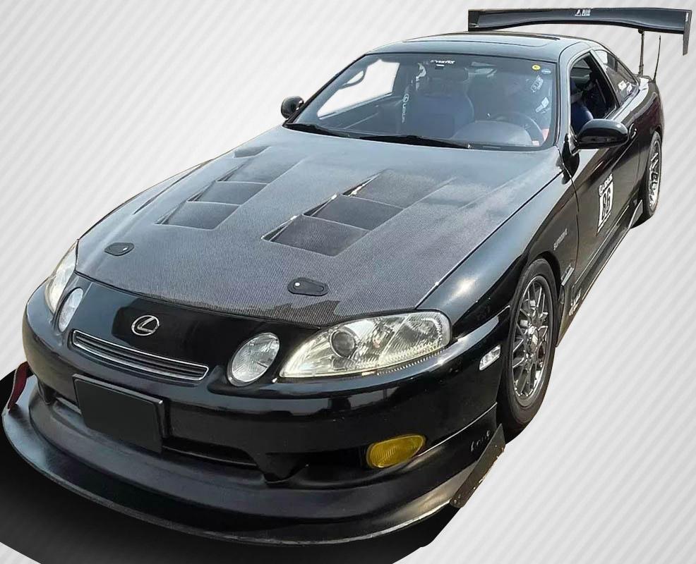1992-2000 Lexus SC Carbon Creations TS-1 Carbon Fiber Hood