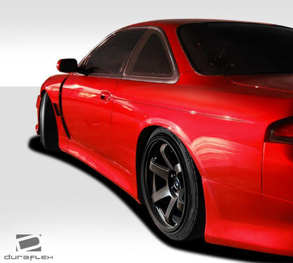 1995-1998 Nissan 240SX Duraflex V-Speed Side Skirts