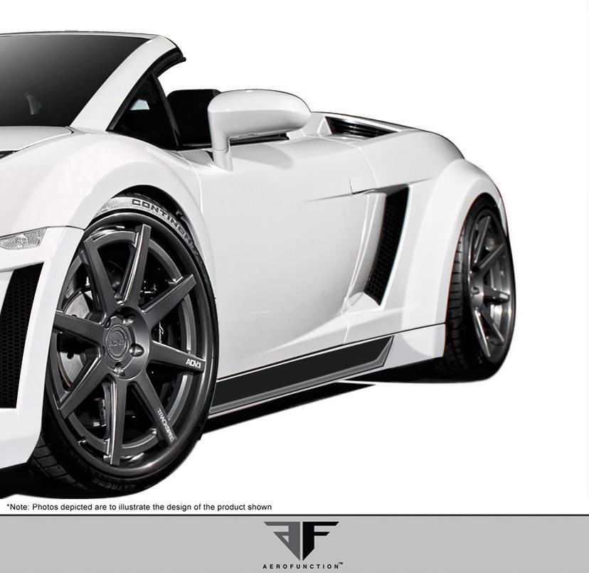 2004-2008 Lamborghini Gallardo Aero Function AF-1 Side Skirts