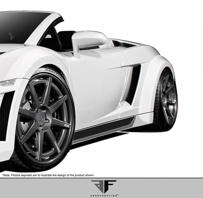 2004-2008 Lamborghini Gallardo Aero Function AF-1 Side Skirts