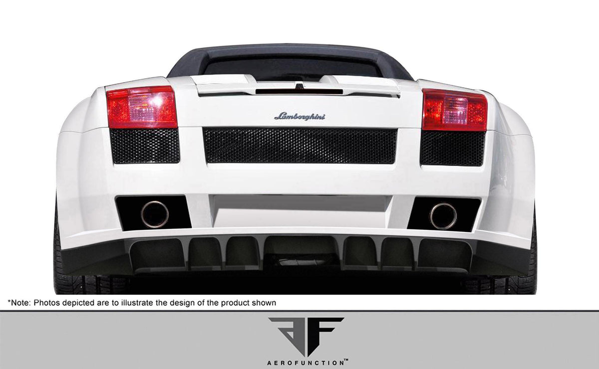 2004-2008 Lamborghini Gallardo Aero Function AF-1 Rear Bumper