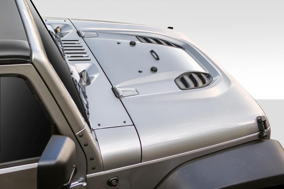 2007-2018 Jeep Wrangler Duraflex Power Dome Hood