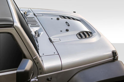 2007-2018 Jeep Wrangler Duraflex Power Dome Hood