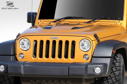 2007-2018 Jeep Wrangler Duraflex Power Dome Hood