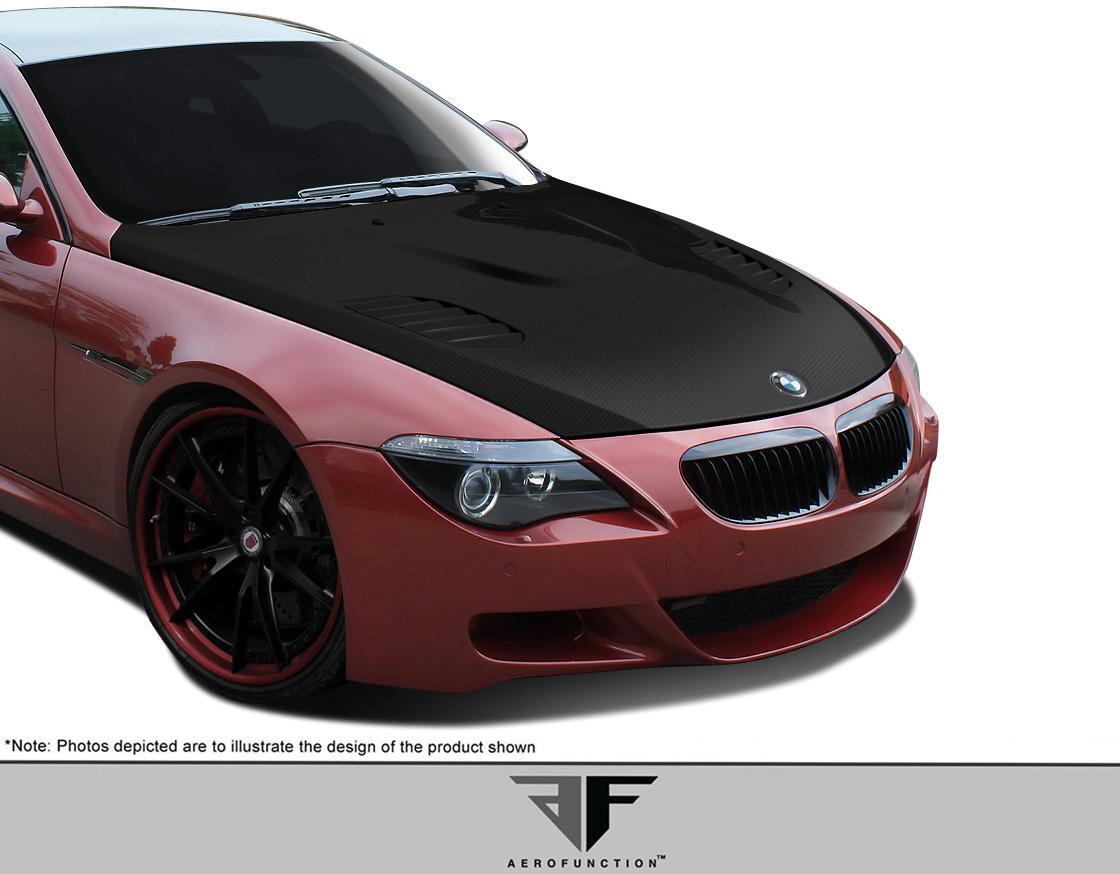 2004-2010 BMW 6 Series Aero Function AF-1 Carbon Fiber Hood