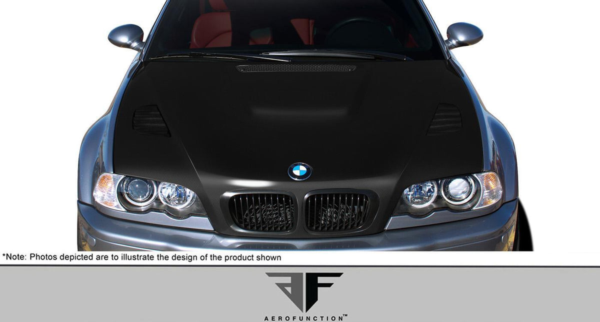 2001-2006 BMW M3 Aero Function AF-2 Carbon Fiber Hood
