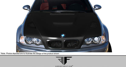 2001-2006 BMW M3 Aero Function AF-2 Carbon Fiber Hood