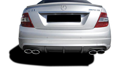 2008-2014 Mercedes C Class Vaero C63 V1 Look Rear Bumper