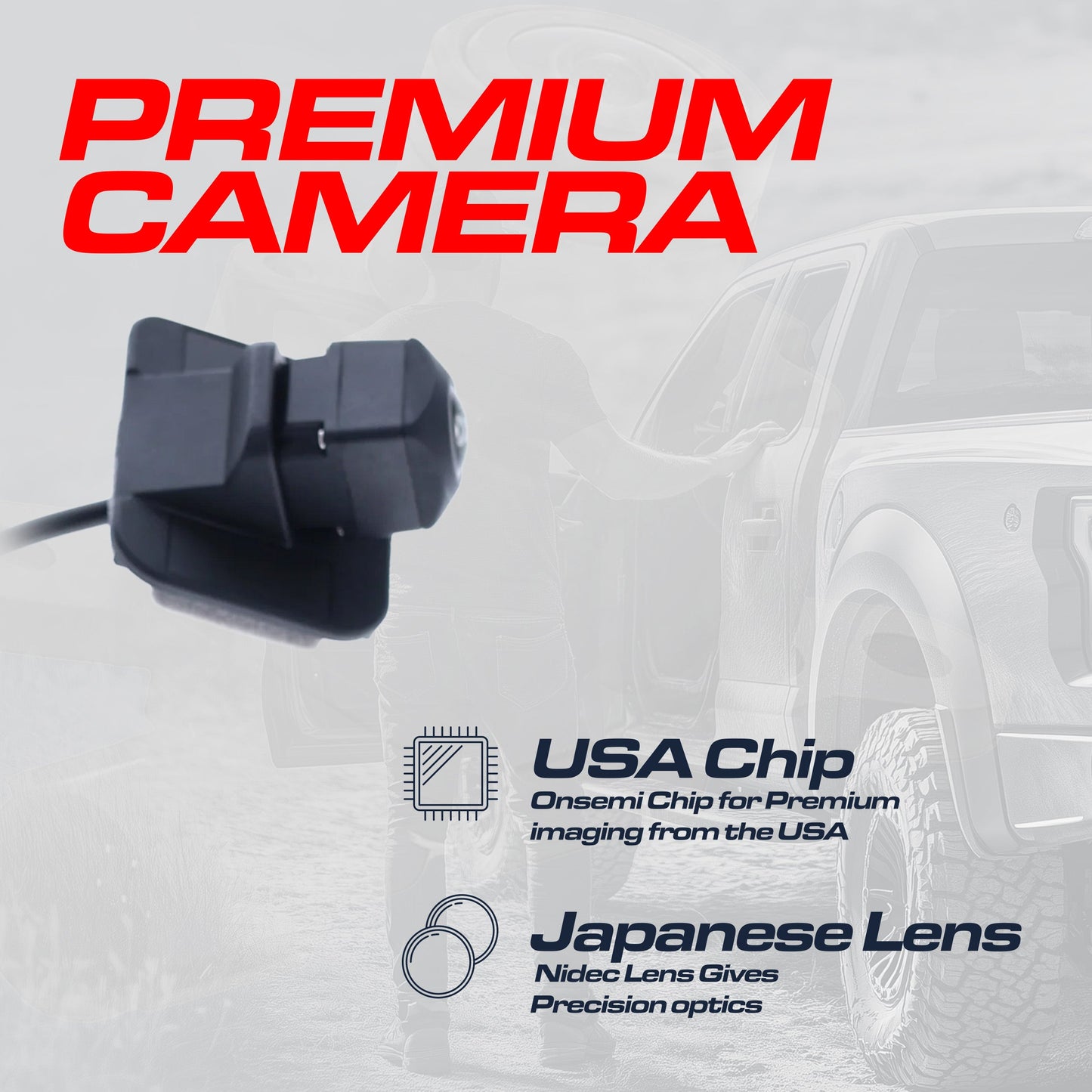 Honda Accord Sedan EX-L (2014-2015), Accord Sedan Touring (2016-2017), Accord Hybrid (2017) OEM Replacement Backup Camera OE Part # 39530-T2A-A41, 39530-T2A-A31, 39530-T2A-A21