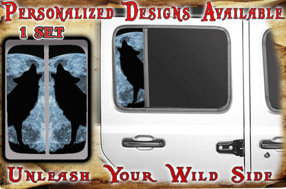 Side door window Blue moon wolf 185