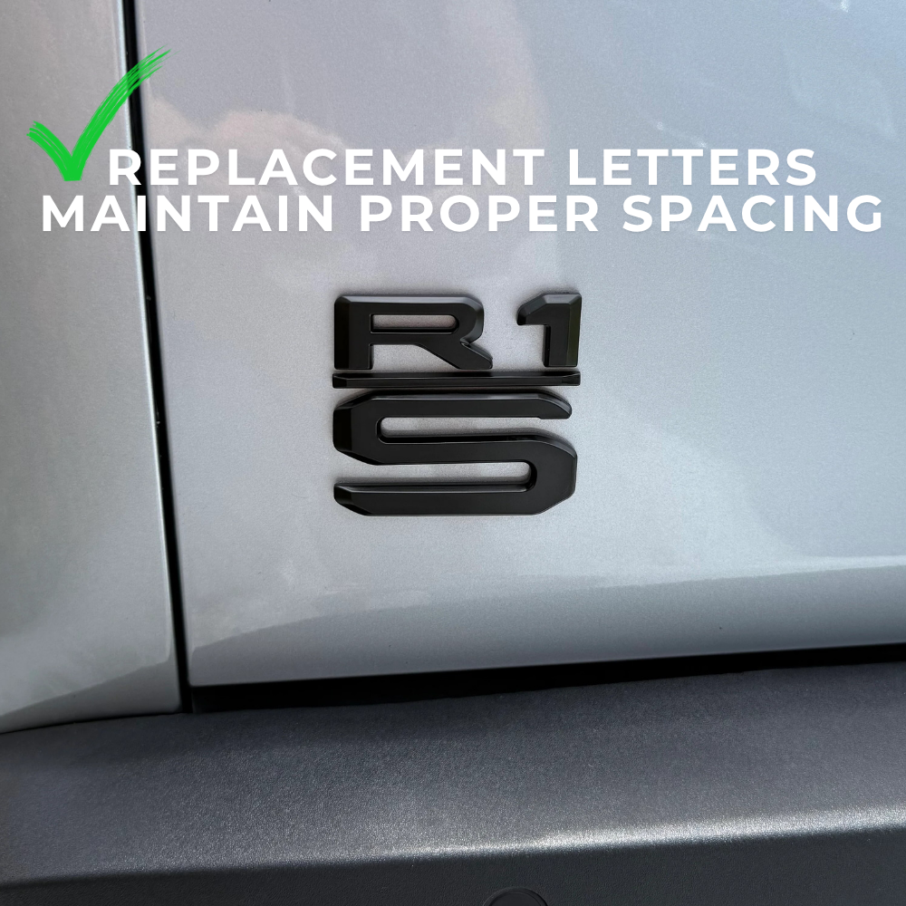 Full Emblem Set - Matte Black | Rivian R1S