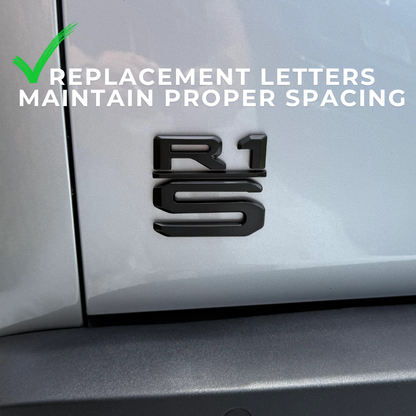 Full Emblem Set - Matte Black | Rivian R1S