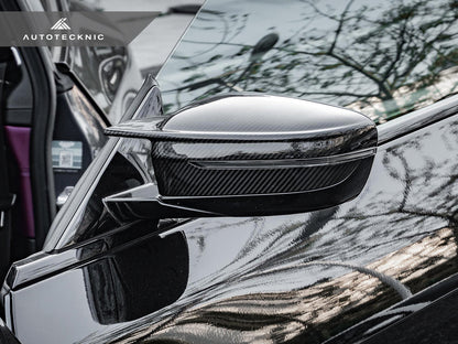 AutoTecknic G8X Style M-Inspired Version II Dry Carbon Mirror Covers - BMW G42 2-Series