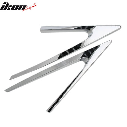 2011-2013 Hyundai Sonata Chrome 2PCS Window C-Pillar Molding Trim ABS