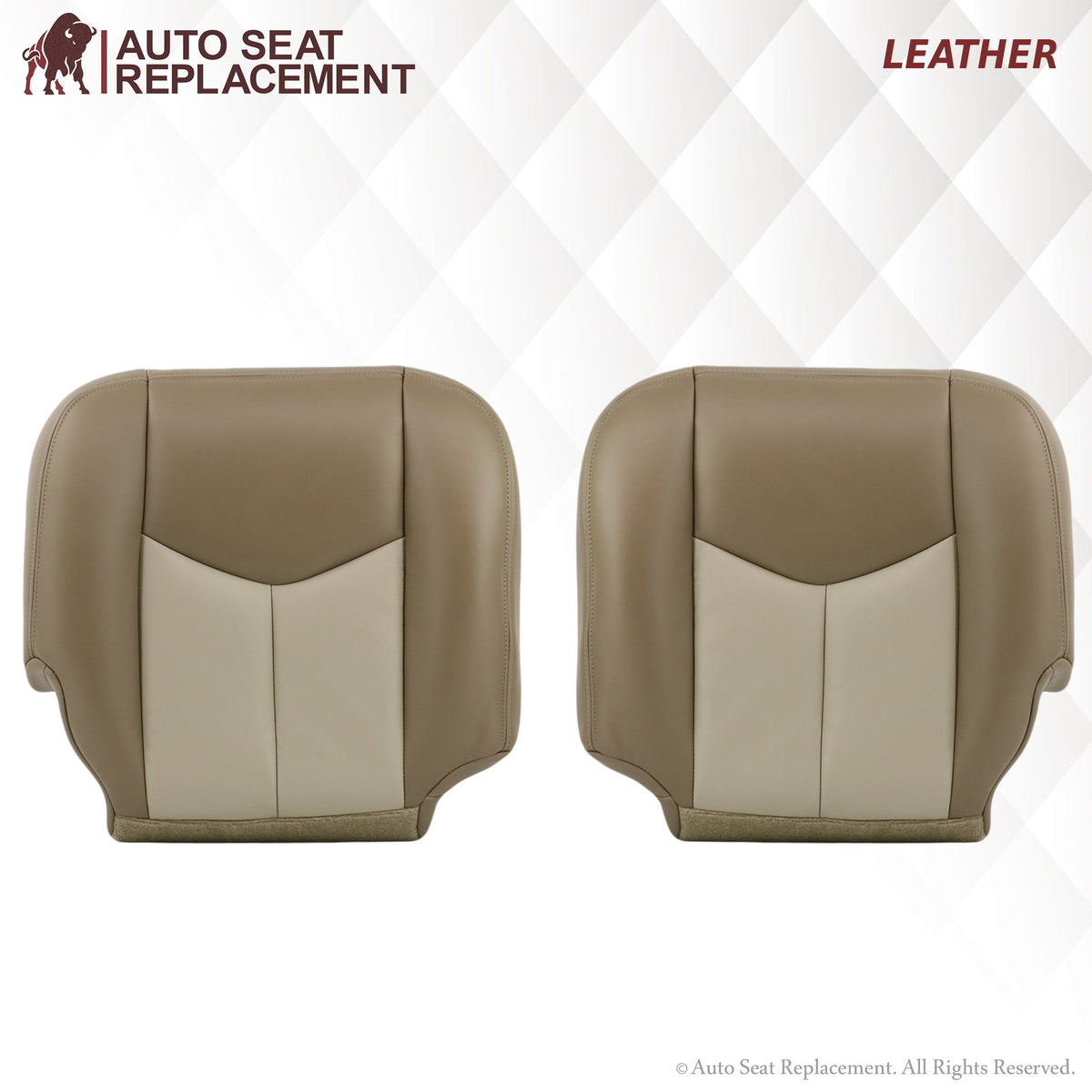 2003-2006 GMC Yukon Denali Seat Cover in 2 Tone Tan: Choose From Variants
