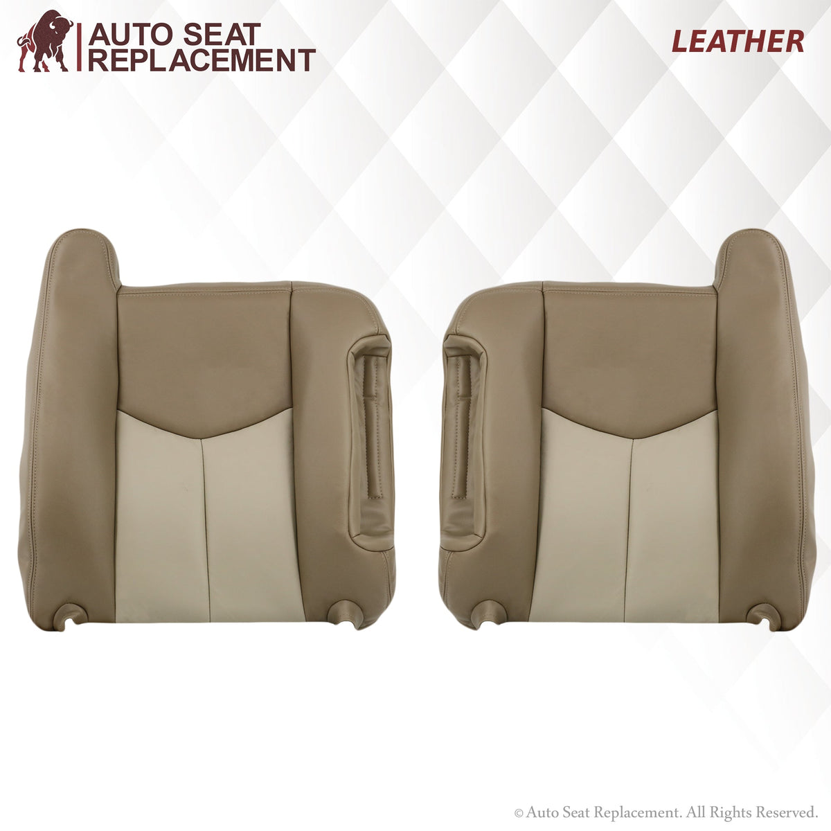 2003-2006 GMC Yukon Denali Seat Cover in 2 Tone Tan: Choose From Variants