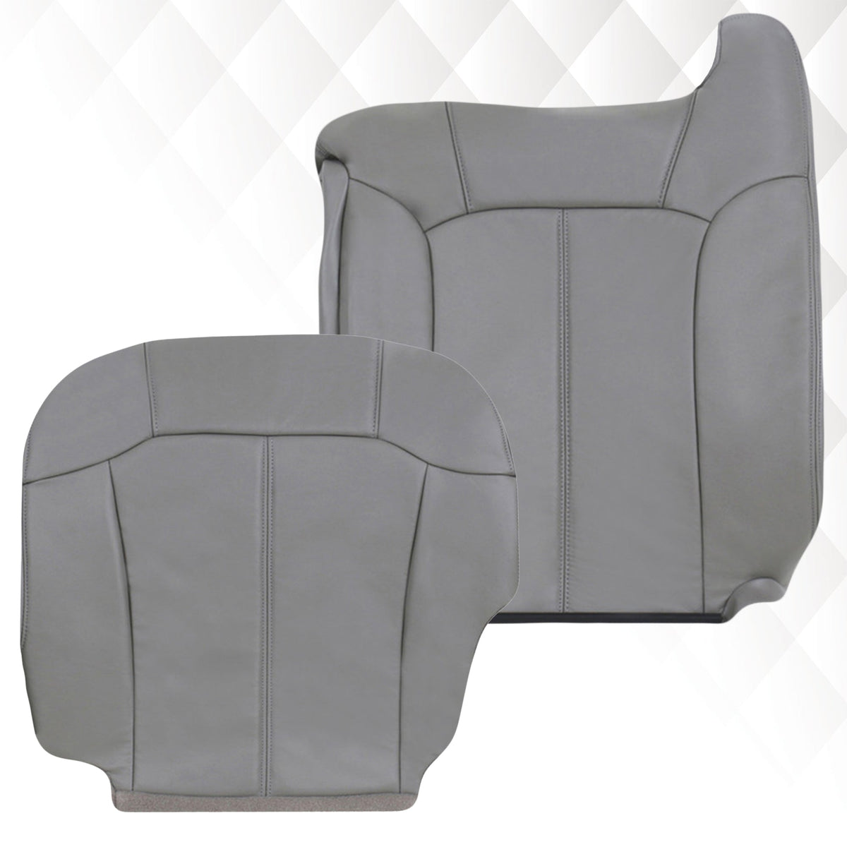 1999-2002 Chevy Silverado Seat Cover in Light Gray: Choose From Variations