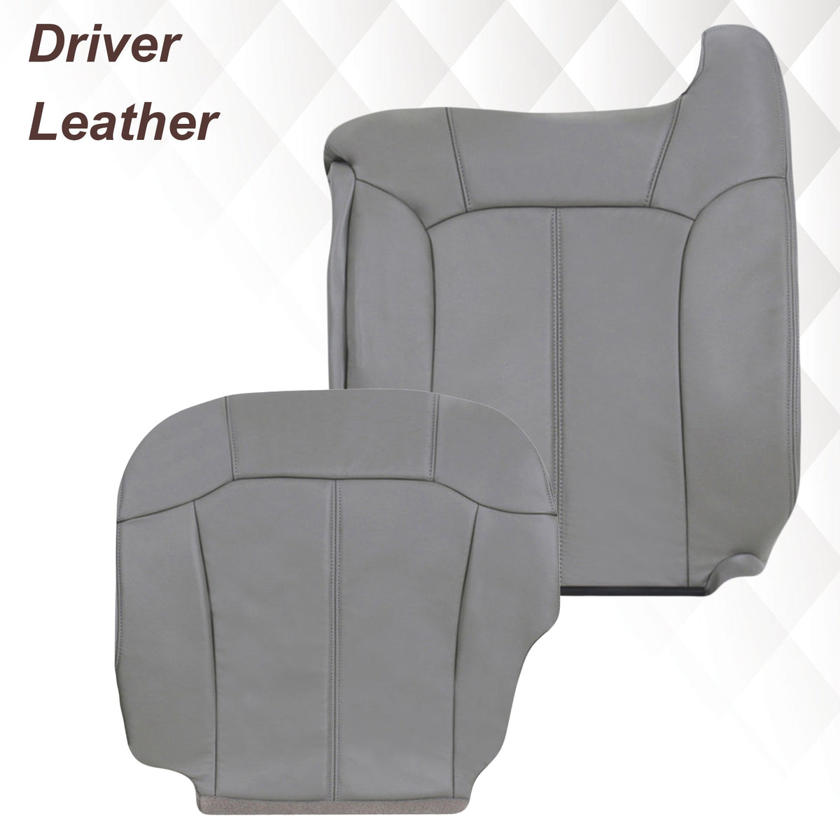 1999-2002 Chevy Silverado Seat Cover in Light Gray: Choose From Variations