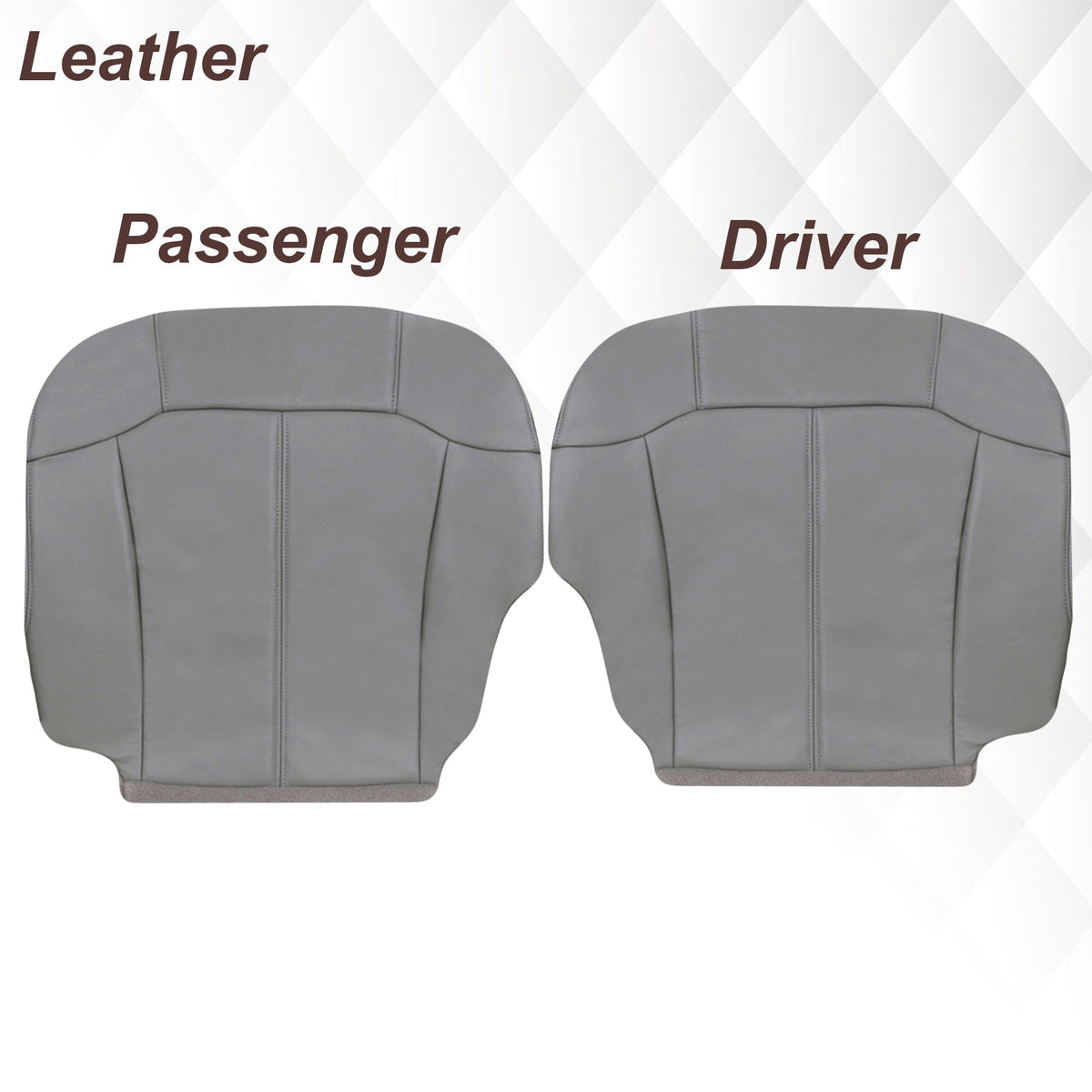 1999-2002 Chevy Silverado Seat Cover in Light Gray: Choose From Variations