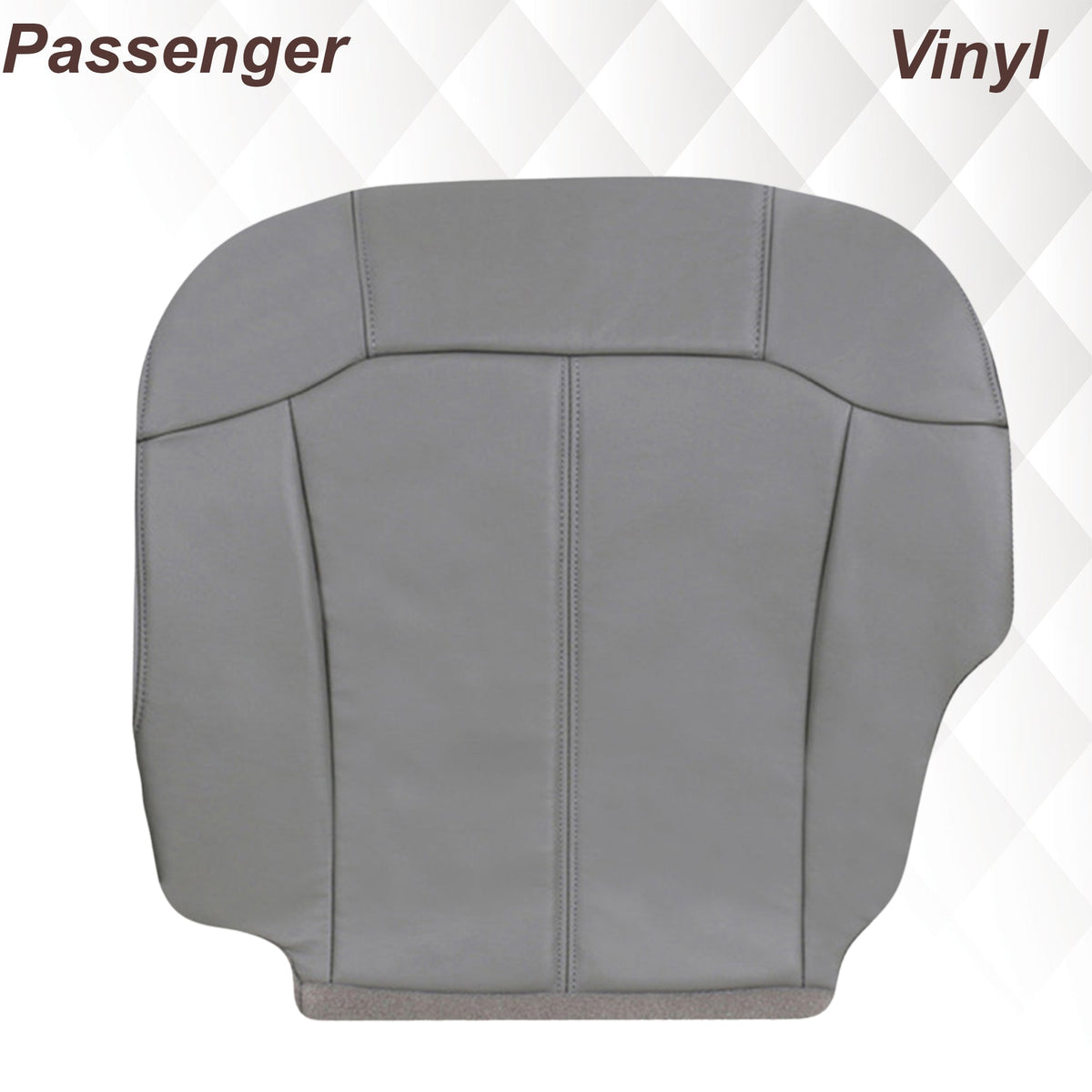 1999-2002 Chevy Silverado Seat Cover in Light Gray: Choose From Variations