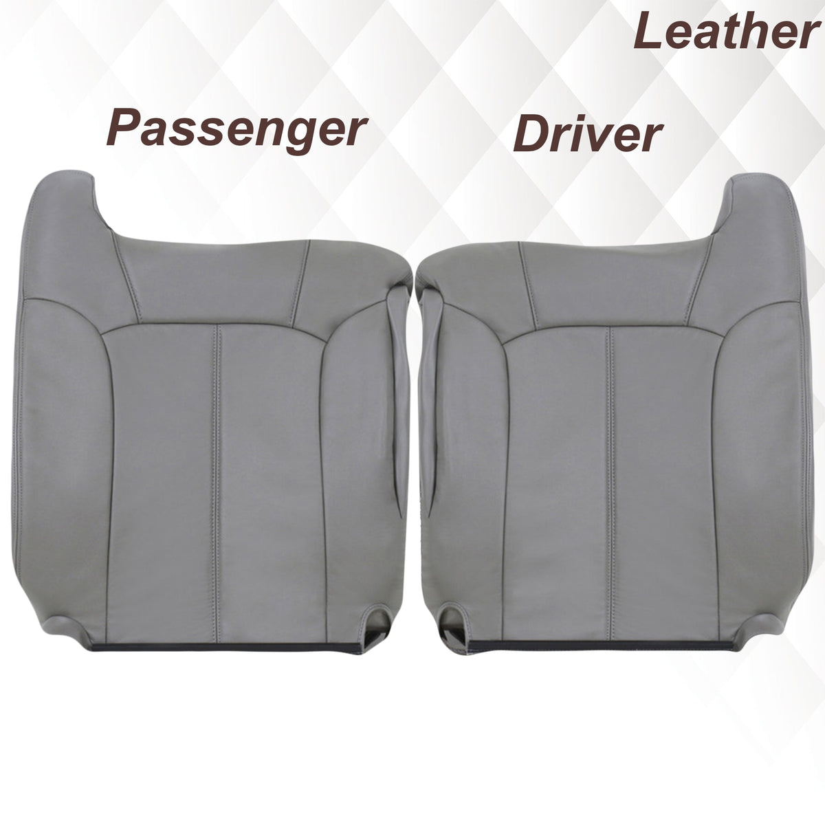 1999-2002 Chevy Silverado Seat Cover in Light Gray: Choose From Variations