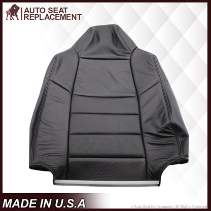 2002-2007 Ford F-250/F-350 Lariat Seat Cover in Black with Perforated Inserts: Choose From Variants