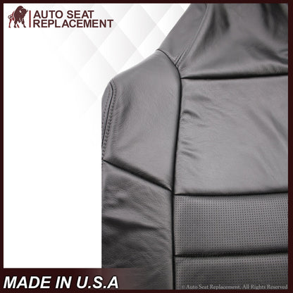 2002-2007 Ford F-250/F-350 Lariat Seat Cover in Black with Perforated Inserts: Choose From Variants