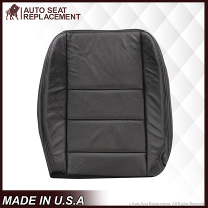 2002-2007 Ford F-250/F-350 Lariat Seat Cover in Black with Perforated Inserts: Choose From Variants