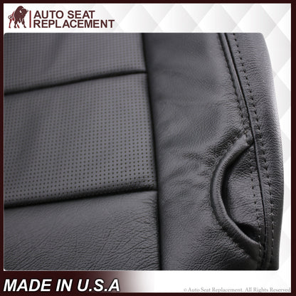 2002-2007 Ford F-250/F-350 Lariat Seat Cover in Black with Perforated Inserts: Choose From Variants