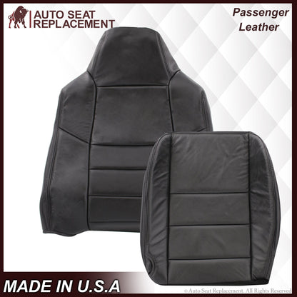 2002-2007 Ford F-250/F-350 Lariat Seat Cover in Black with Perforated Inserts: Choose From Variants