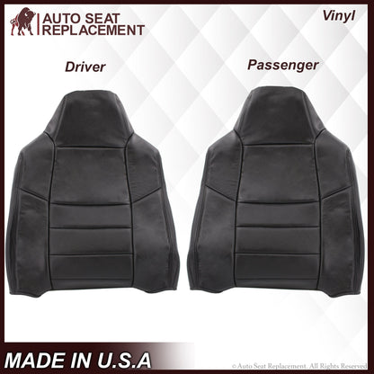 2002-2007 Ford F-250/F-350 Lariat Seat Cover in Black with Perforated Inserts: Choose From Variants