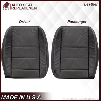 2002-2007 Ford F-250/F-350 Lariat Seat Cover in Black with Perforated Inserts: Choose From Variants