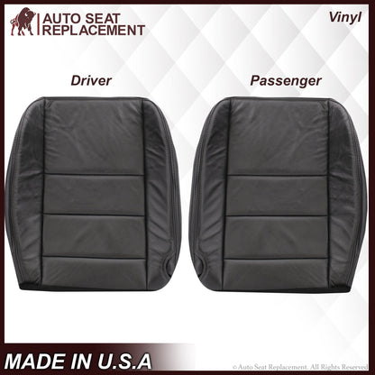2002-2007 Ford F-250/F-350 Lariat Seat Cover in Black with Perforated Inserts: Choose From Variants
