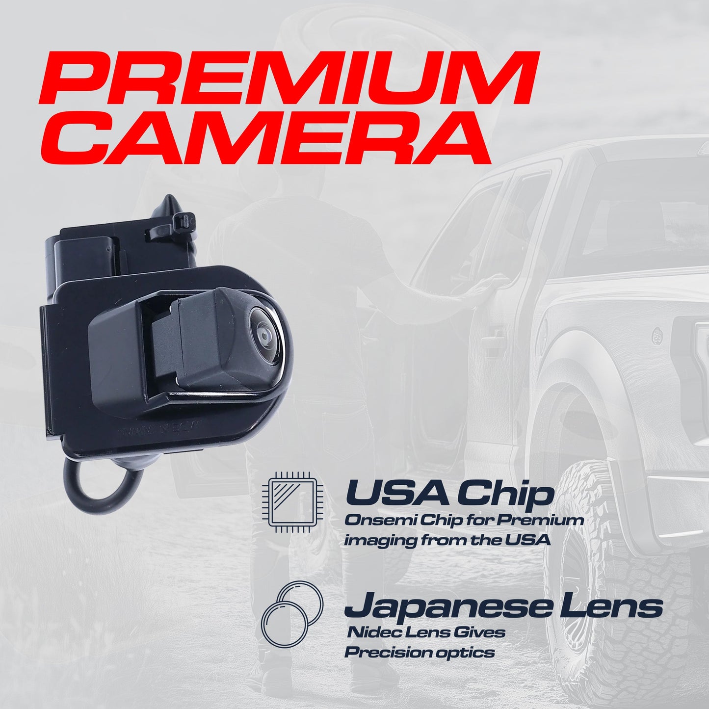 Honda Accord Coupe EX/EX-L Model (2013-2017) OEM Replacement Backup Camera OE Part # 39530-T3L-A01, 39530-T3L-A12