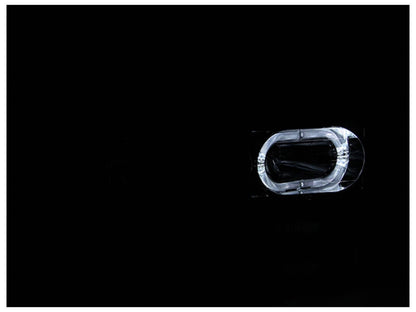 Anzo 1994-1998 Chevrolet C1500 Crystal Headlights w/ Halo Chrome w/ Signal