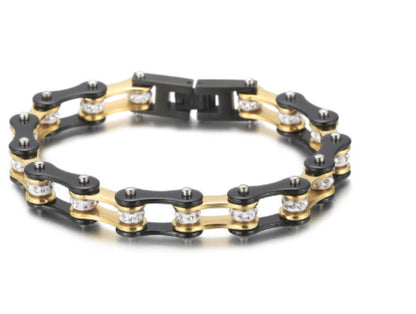 Motorcycle Chain Bracelet for Men - Stainless Steel