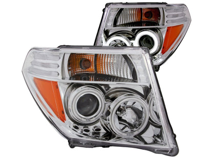 Anzo 2005-2008 Nissan Frontier Projector Headlights w/ Halo Chrome