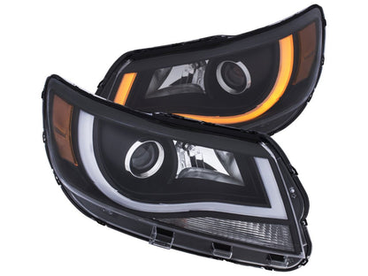 Anzo 2015-2016 Chevrolet Colorado Projector Headlights w/Plank Style Switch