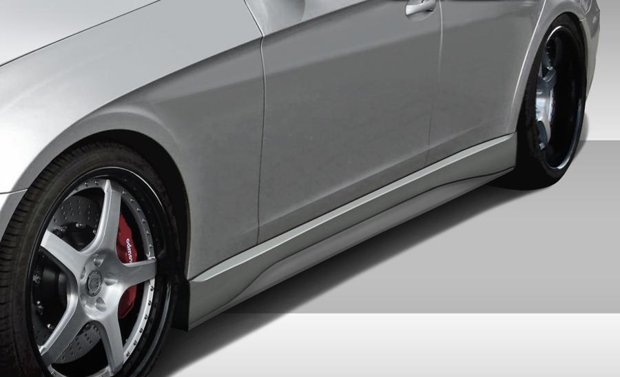 2006-2011 Mercedes CLS Duraflex Eros Version 1 Side Skirts