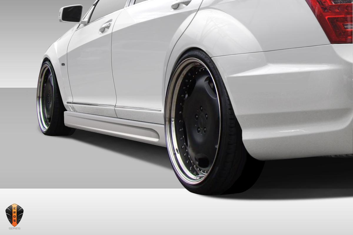 2007-2013 Mercedes S Class Duraflex Eros Version 3 Side Skirts