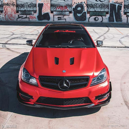 2012-2014 Mercedes C Class Duraflex Black Series Look Hood