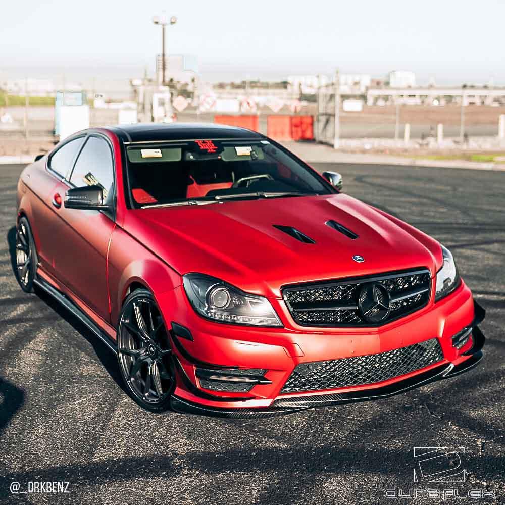 2012-2014 Mercedes C Class Duraflex Black Series Look Hood
